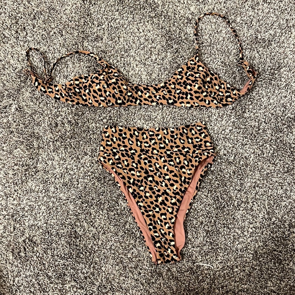 Aerie leopard swimsuit